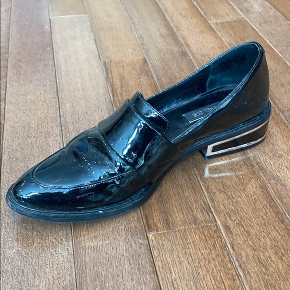 Rachel Zoe Blanca Black Slip-On Loafers Size 6 - Picture 2 of 11